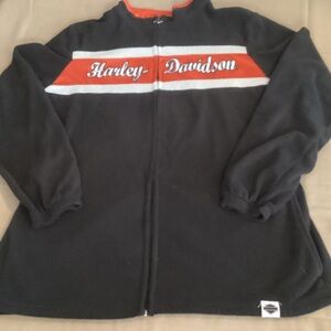 Harley-Davidson Black Fleece with Orange Stripe